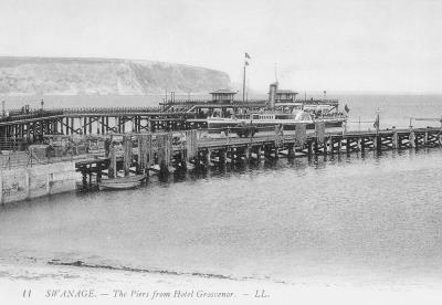 Two Piers 1906 (David Haysom Collection)