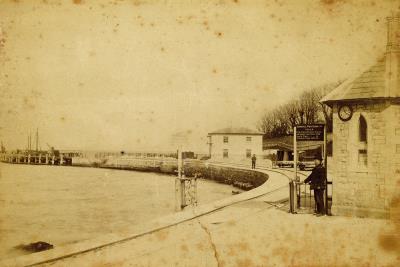 Swanage Pier c_1880 Green