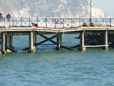 SDR  149 Image Pier Damage - soon after storm 1(1)